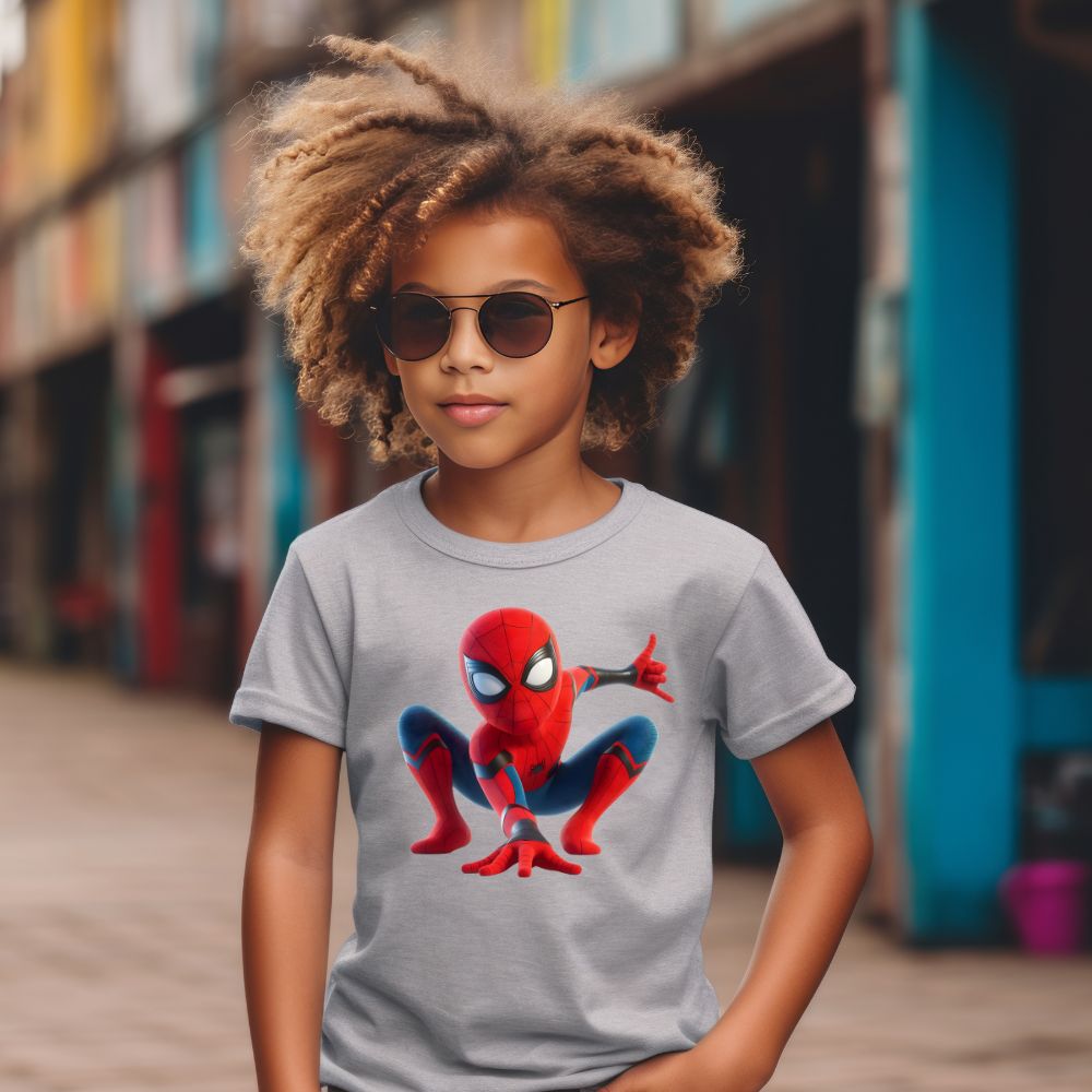Camiseta Infanto Juvenil Personagens Infantil Camisa Homem Aranha