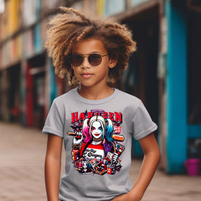 Camiseta Infanto Juvenil Personagens Arlequina Harley Quinn