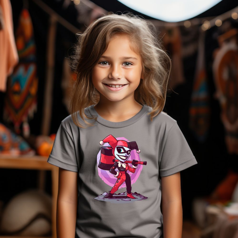 Camiseta Infanto Juvenil Personagens Arlequina Joker
