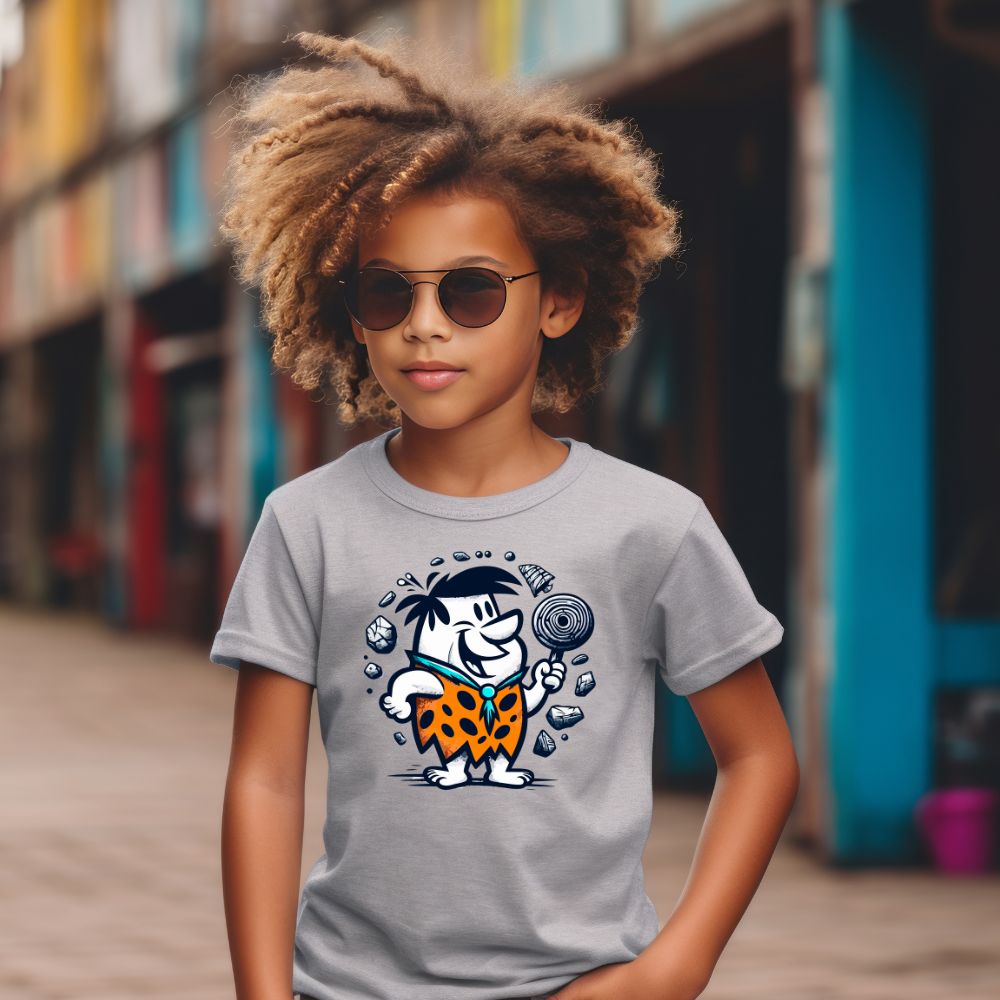 Camiseta Infanto Juvenil Personagens Desenho The Flintstones