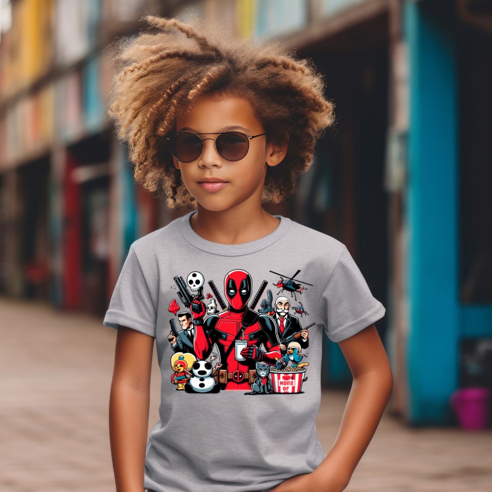 Camiseta Infanto Juvenil Personagens Deadpool