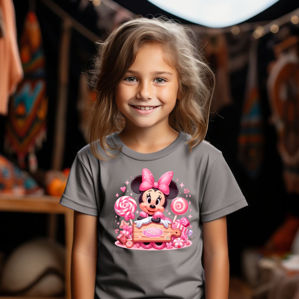 Camiseta Infanto Juvenil Personagens Minnie 03