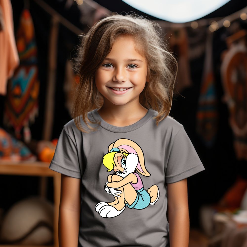 Camiseta Infanto Juvenil Personagens Lola Pernalonga Personagem Feminina