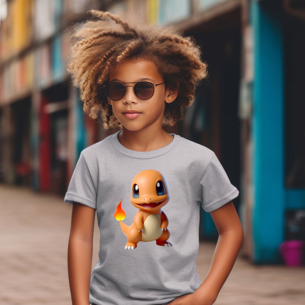 Camiseta Infanto Juvenil Personagens Pikachu Pokémon Clássico 08