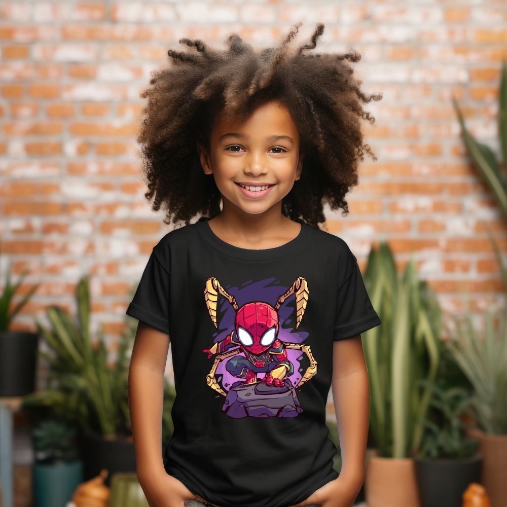 Camiseta Infanto Juvenil Personagens Homem Aranha Spider
