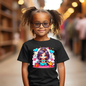 Camiseta Infanto Juvenil Personagens Princesa Jasmine 01