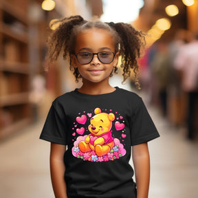 Camiseta Infanto Juvenil Personagens Ursinho Pooh