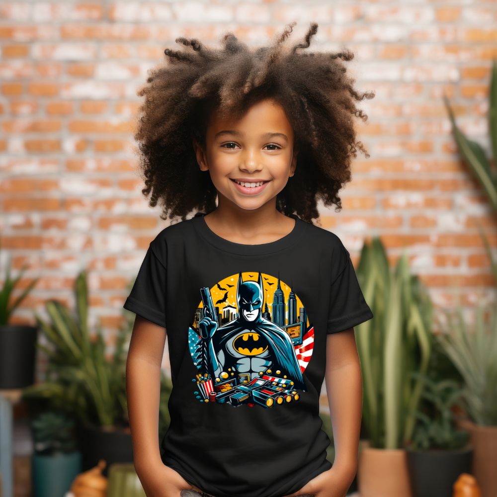 Camiseta Infanto Juvenil Personagens Batman Morcego