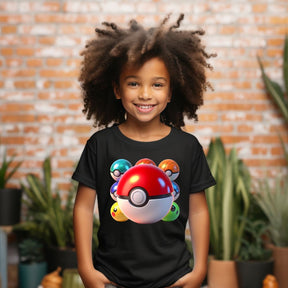 Camiseta Infanto Juvenil Personagens Anime Geek Pokémon Pokebola