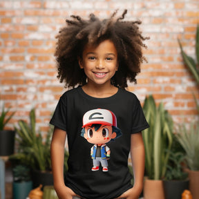 Camiseta Infanto Juvenil Personagens Pokémon Infantil Anime Desenho 02