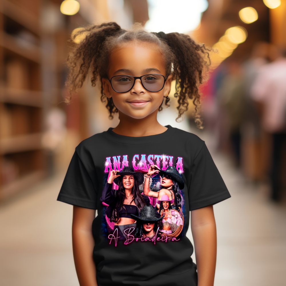 Camiseta Infanto Juvenil Cantora Ana Castela