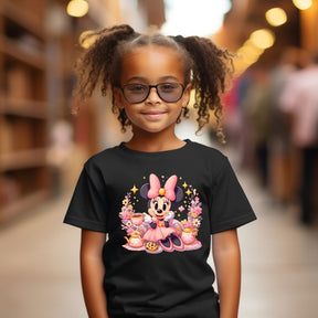 Camiseta Infanto Juvenil Personagens Minnie Personagem Feminina