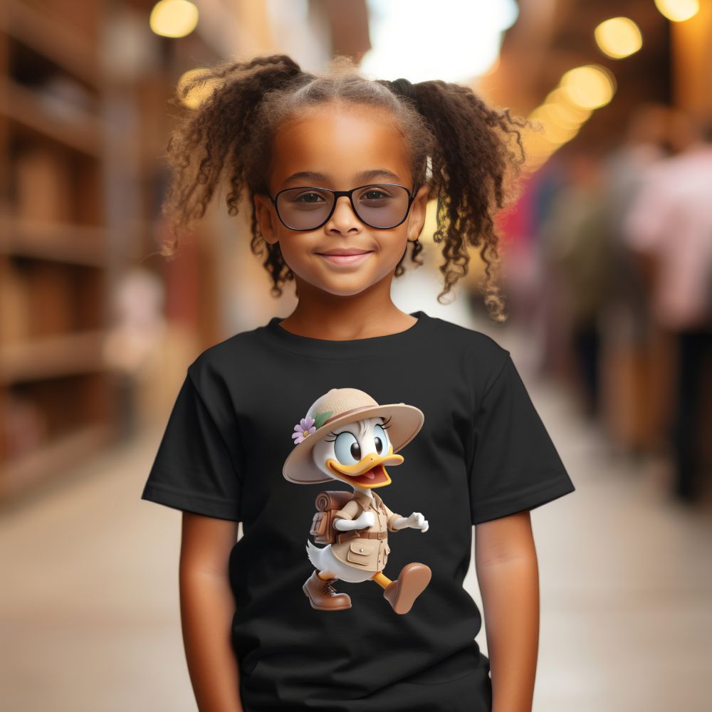Camiseta Infanto Juvenil Personagens Disney - Daisy Donald
