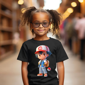 Camiseta Infanto Juvenil Personagens Pikachu Pokémon Clássico 05