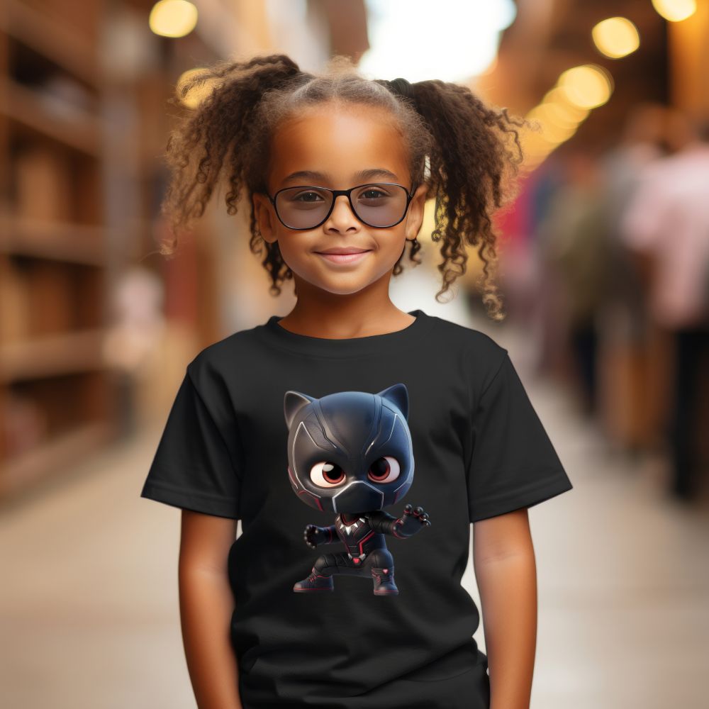 Camiseta Infanto Juvenil Personagens Pantera Negra Wakanda