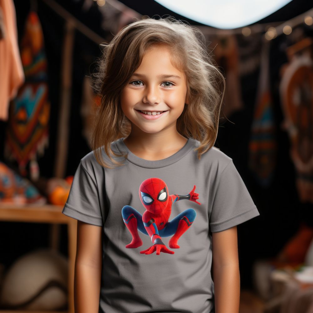 Camiseta Infanto Juvenil Personagens Infantil Camisa Homem Aranha