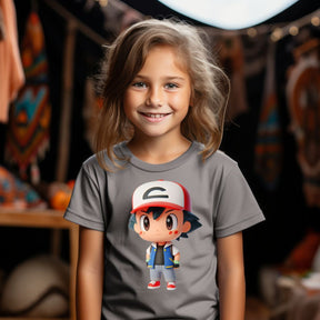 Camiseta Infanto Juvenil Personagens Pokémon Infantil Anime Desenho 02