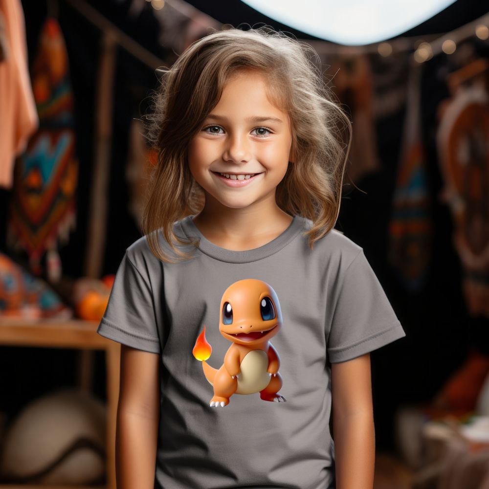 Camiseta Infanto Juvenil Personagens Pikachu Pokémon Clássico 08
