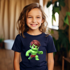 Camiseta Infanto Juvenil Personagens Hulk Mini Heróis