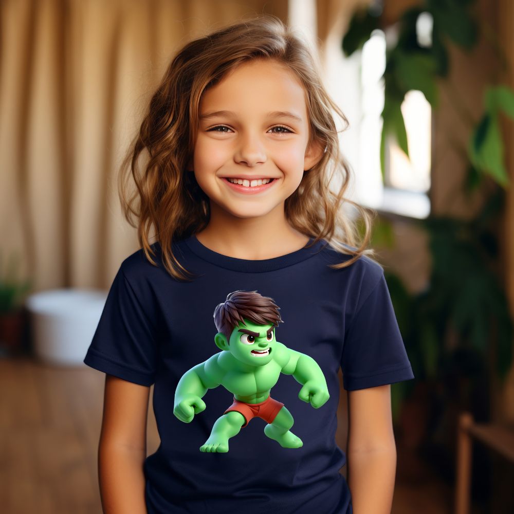 Camiseta Infanto Juvenil Personagens Hulk Mini Heróis-01