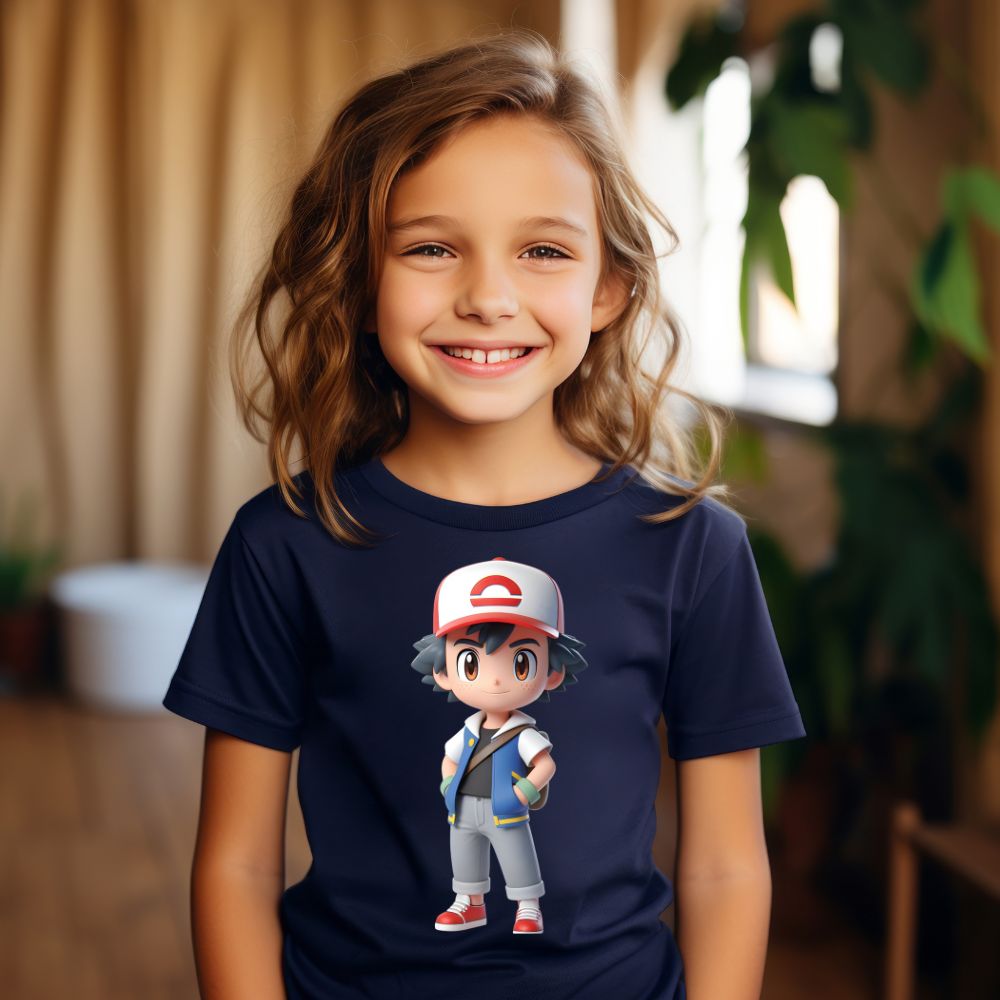 Camiseta Infanto Juvenil Personagens Pikachu Pokémon Clássico 06
