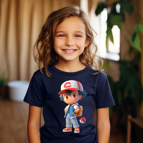Camiseta Infanto Juvenil Personagens Pikachu Pokémon Clássico 05