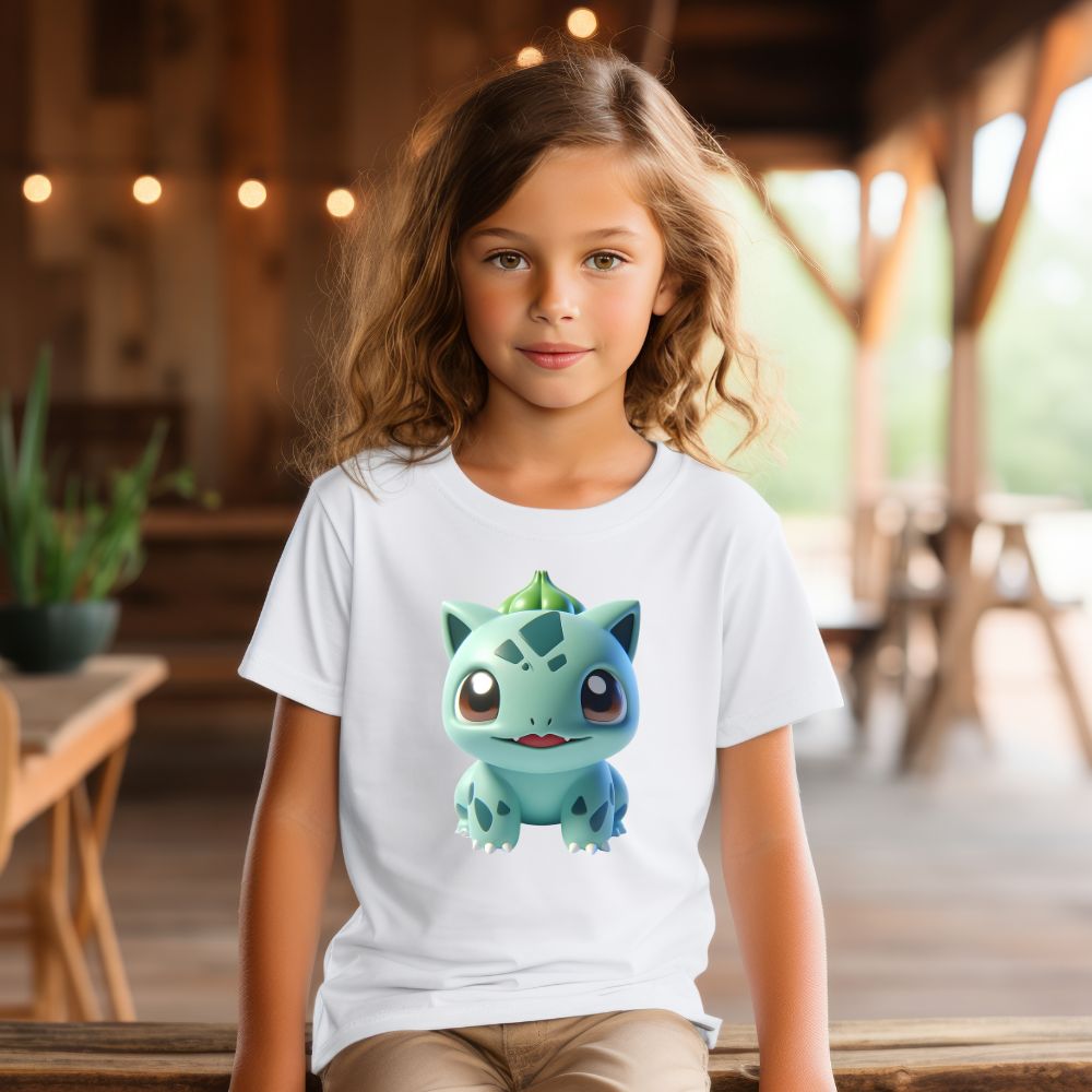 Camiseta Infanto Juvenil Personagens Pikachu Pokémon Clássico 07