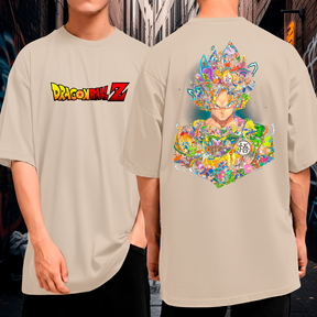 Camiseta Oversized Anime Dragon Ball Goku Personagens