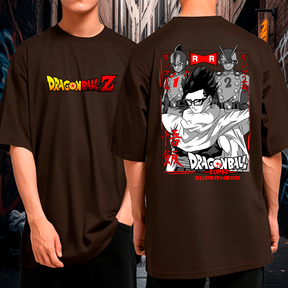 Camiseta Oversized Malha Premium Dragon Ball Z Gohan