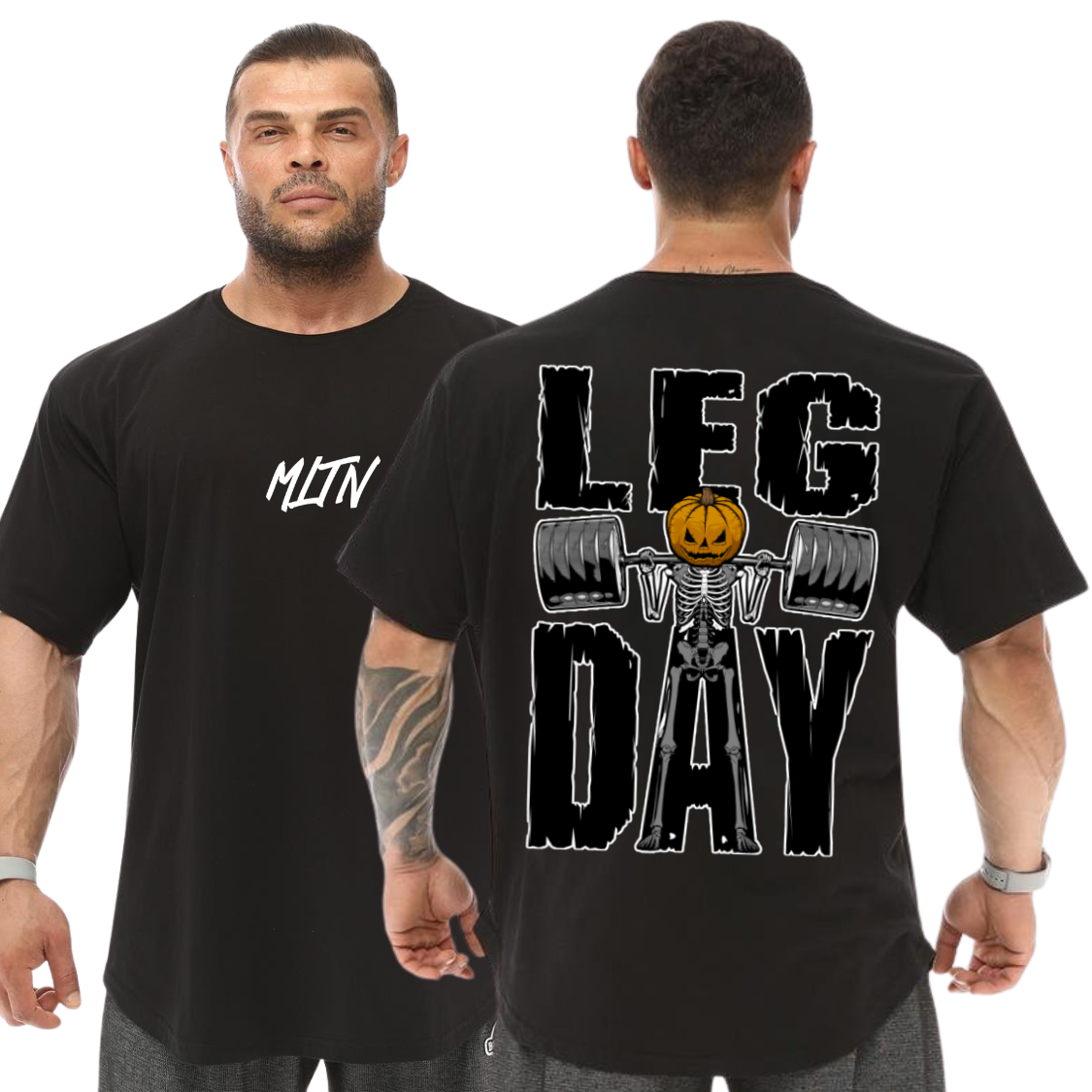 Camiseta Oversized Academia 100% Algodão Leg Day Musculação Malha Grossa
