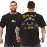 Camiseta Oversized Grossa Batman BatCave Malha Premium 100% Algodão