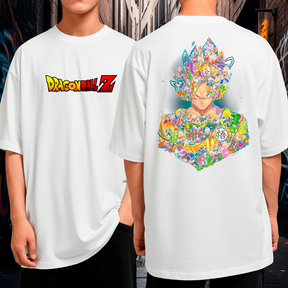 Camiseta Oversized Anime Dragon Ball Goku Personagens