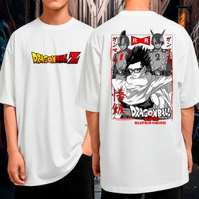 Camiseta Oversized Malha Premium Dragon Ball Z Gohan