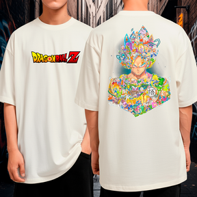Camiseta Oversized Anime Dragon Ball Goku Personagens