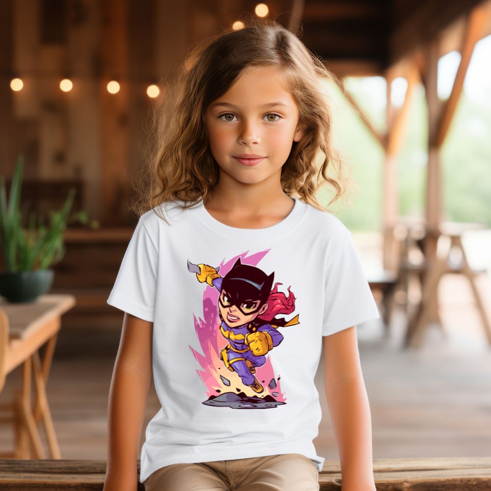 Camiseta Infanto Juvenil Personagens Mulher Gato