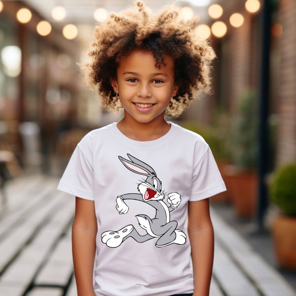 Camiseta Infanto Juvenil Personagens Camisa Infantil Pernalonga