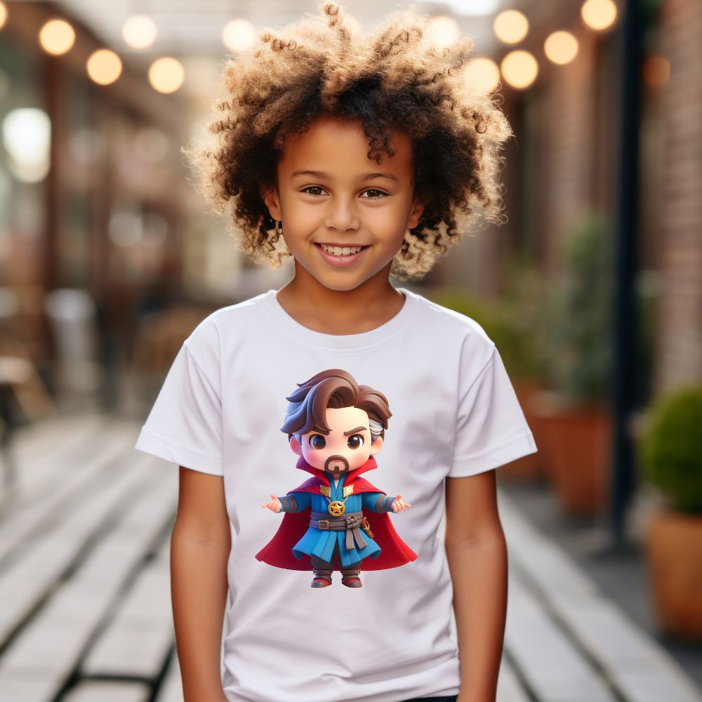 Camiseta Infanto Juvenil Heróis da Marvel - Doutor Estranho