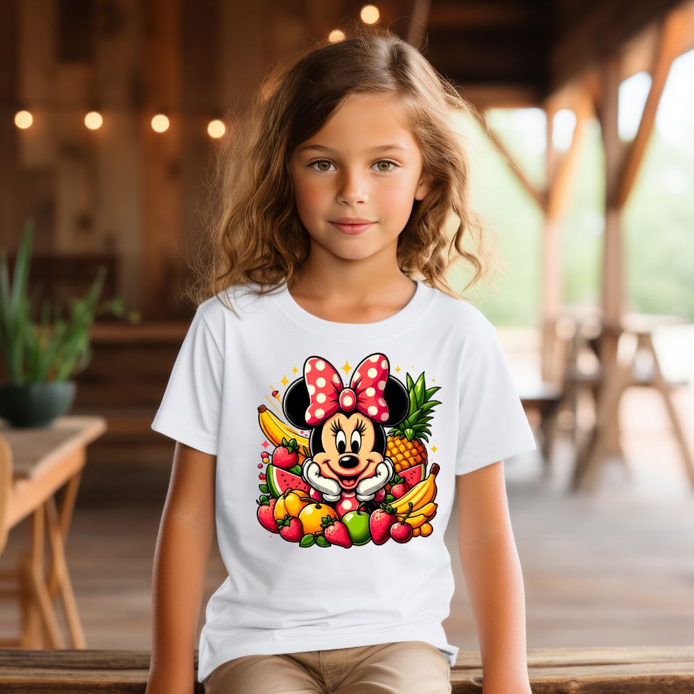 Camiseta Infanto Juvenil Personagens Minnie 09