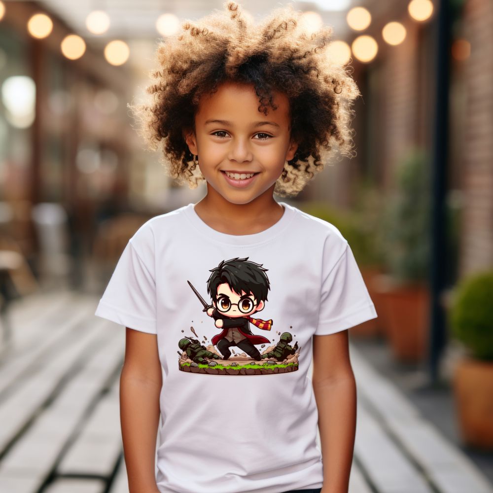 Camiseta Infanto Juvenil Personagens Harry Potter