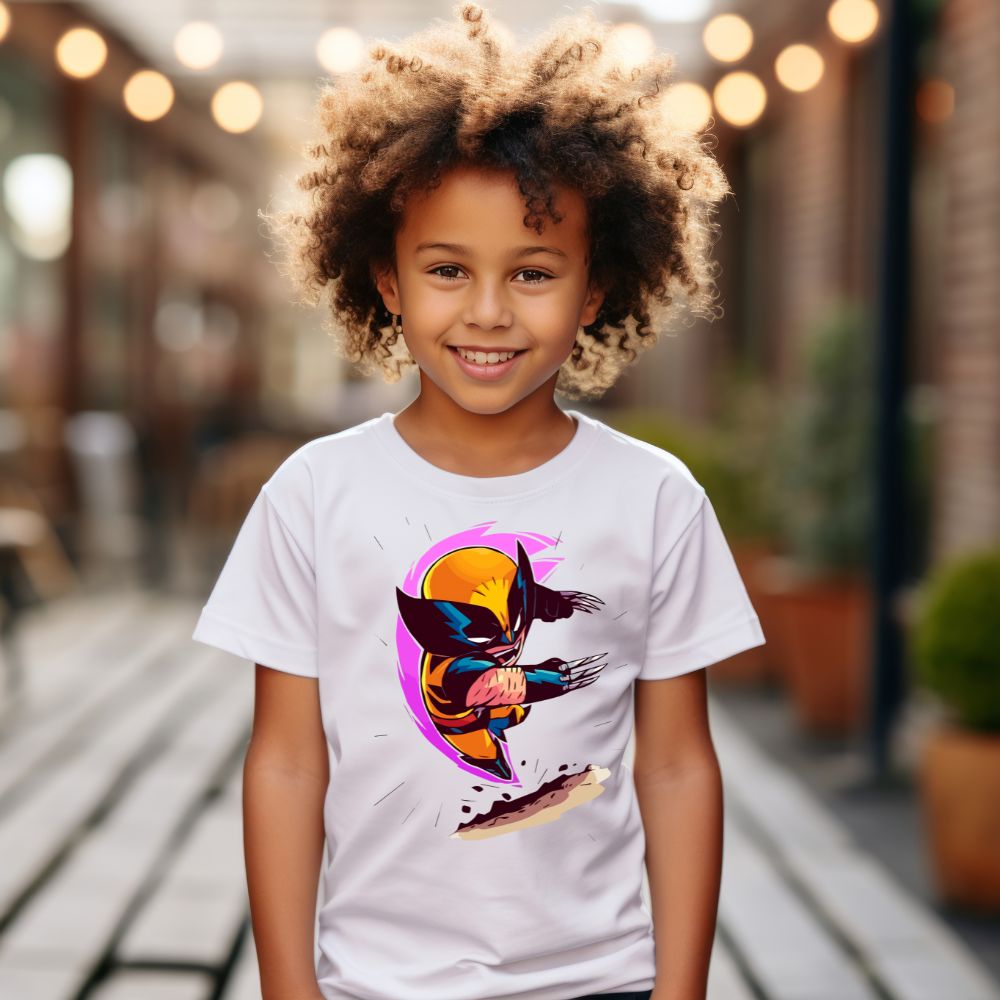 Camiseta Infanto Juvenil Personagens Wolverine X-men
