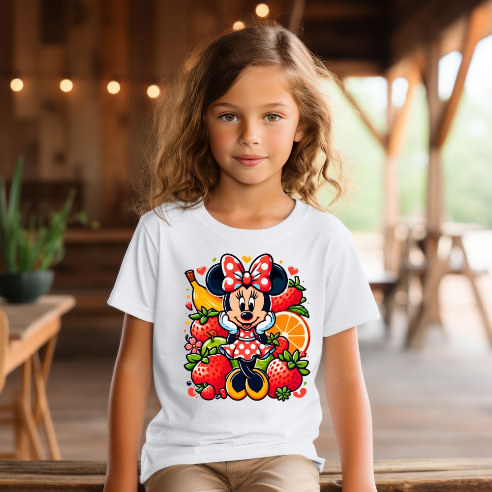Camiseta Infanto Juvenil Personagens Minnie 07