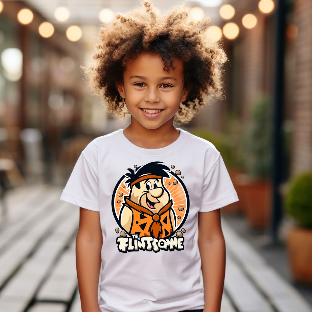 Camiseta Infanto Juvenil Personagens Fred The Flintstones