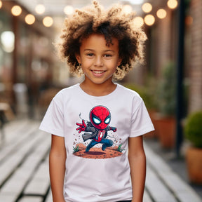 Camiseta Infanto Juvenil Personagens Spider man Homem Aranha
