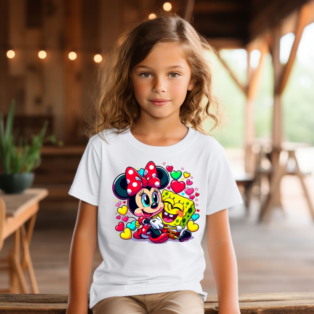 Camiseta Infanto Juvenil Personagens Minnie 05