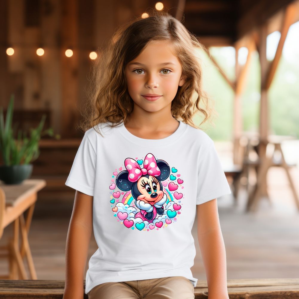 Camiseta Infanto Juvenil Personagens Minnie 02