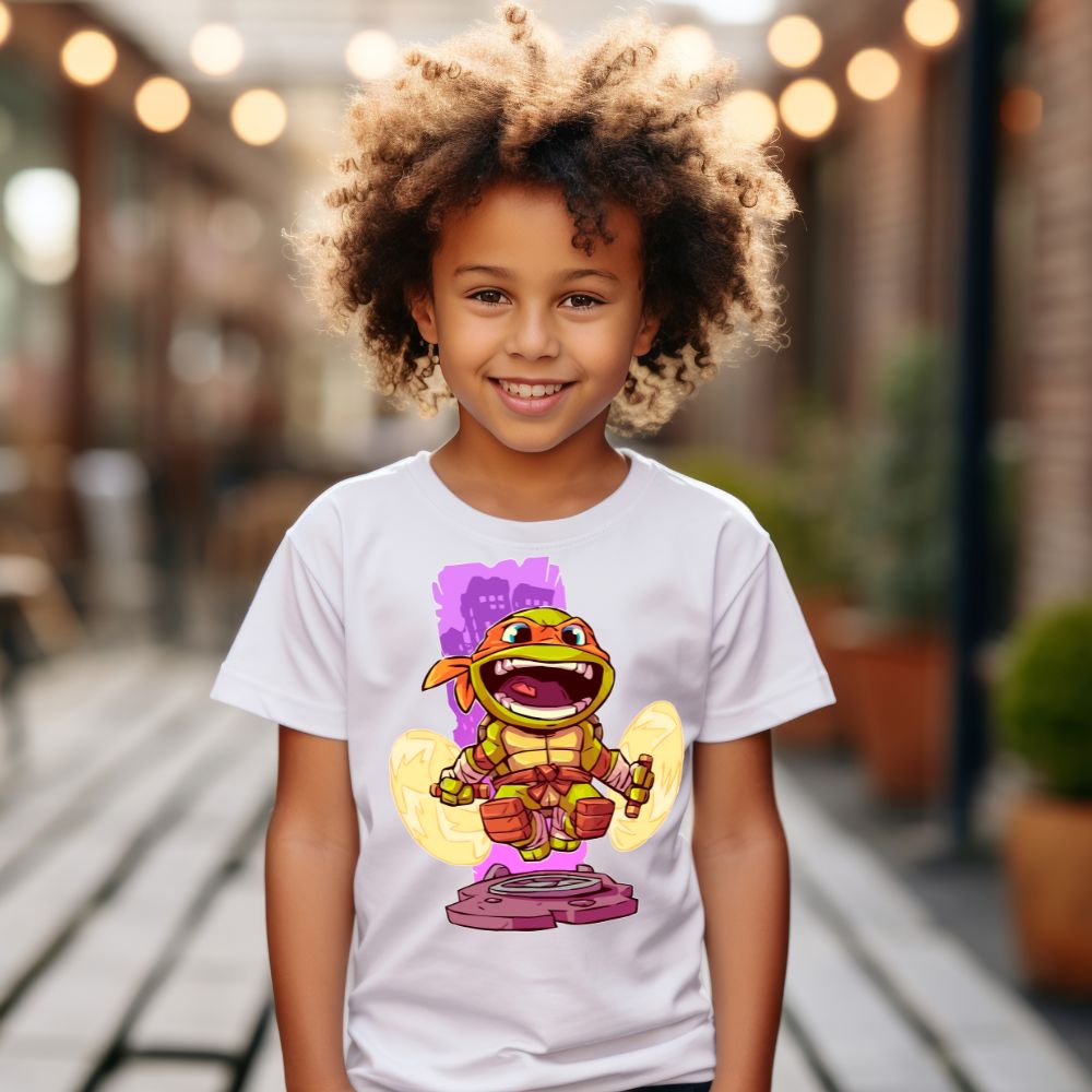 Camiseta Infanto Juvenil Personagens As Tartarugas Ninjas 01