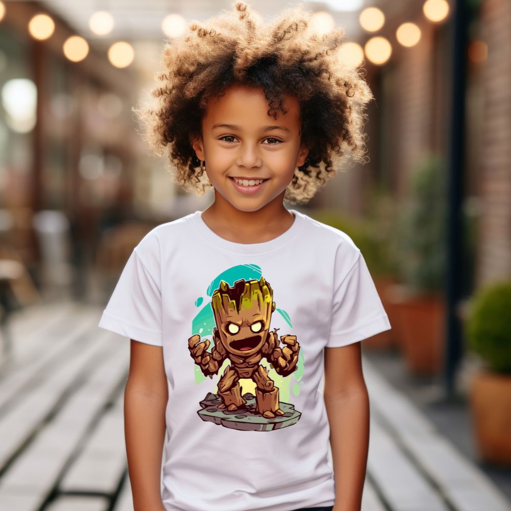 Camiseta Infanto Juvenil Personagens I am Groot