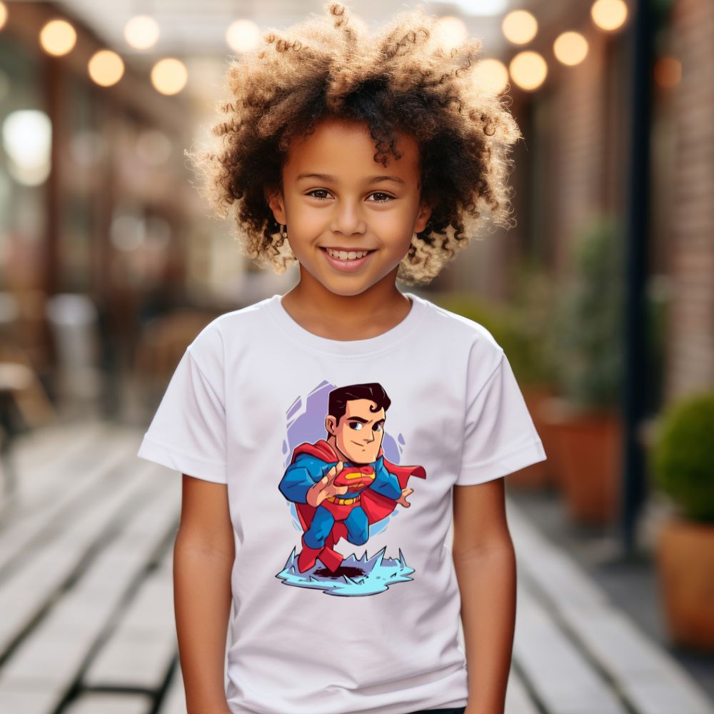 Camiseta Infanto Juvenil Personagens Superman Super Homem