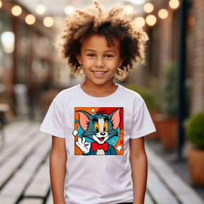 Camiseta Infanto Juvenil Personagens Tom e Jerry 02