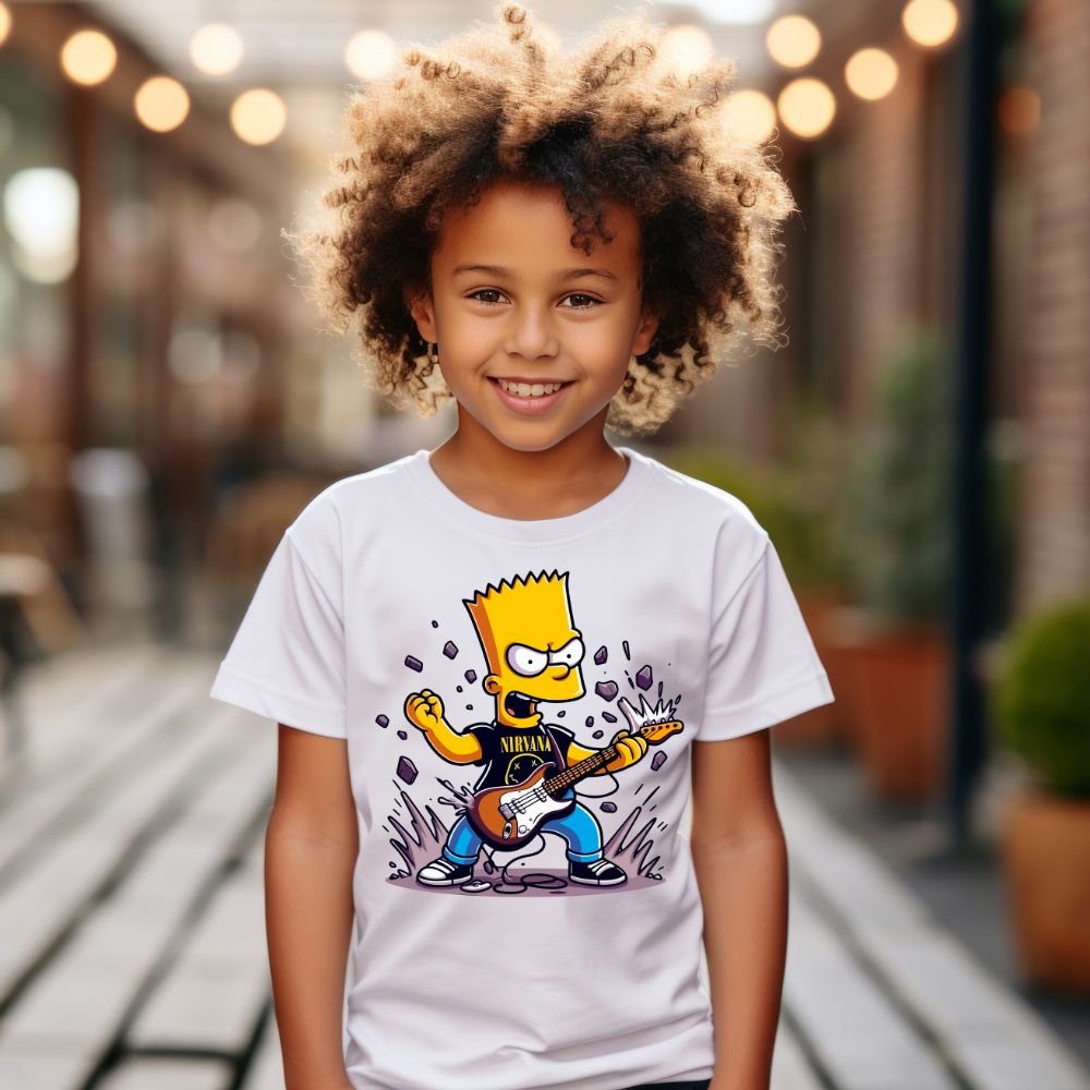 Camiseta Infanto Juvenil Personagens Bart Simpsons 01